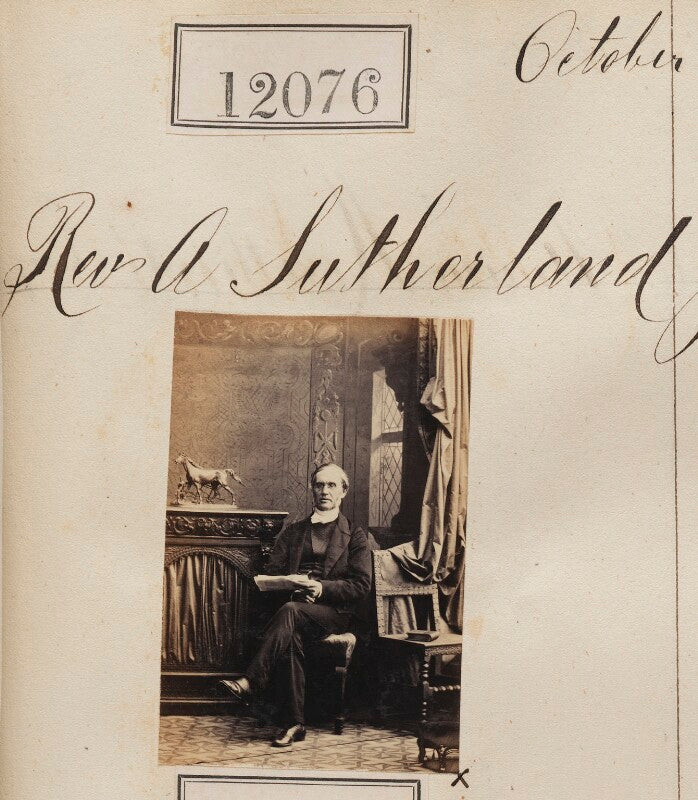 Reverend a. sutherland npg ax61752