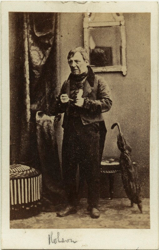 (thomas) frederick robson (né brownbill) as pawkins in 'retained for the defence' npg x22083