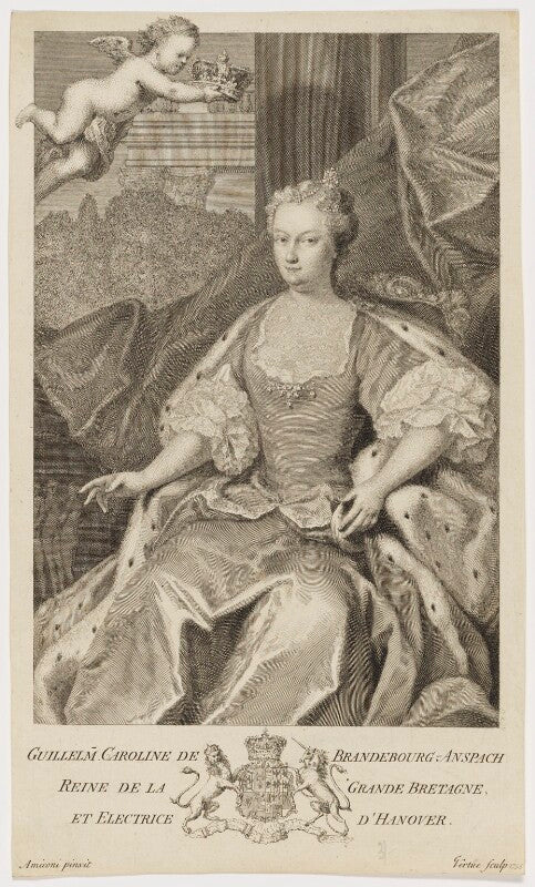 Caroline wilhelmina of brandenburg ansbach npg d10771