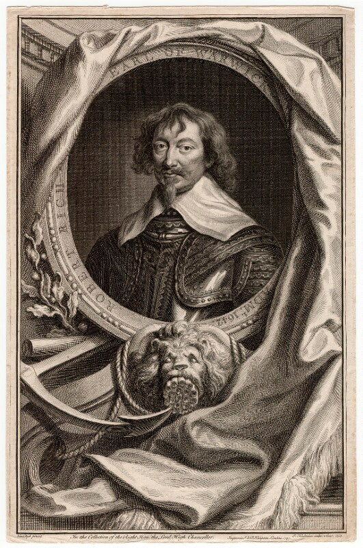 Robert rich, 2nd earl of warwick npg d13260