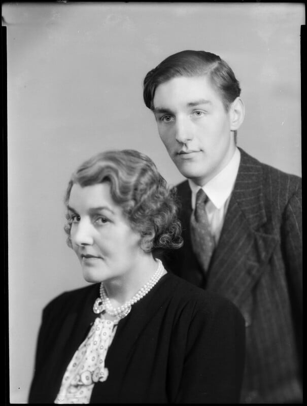 Hon. elsie faulconer (née holland hibbert); ivor christopher faulconer npg x177660