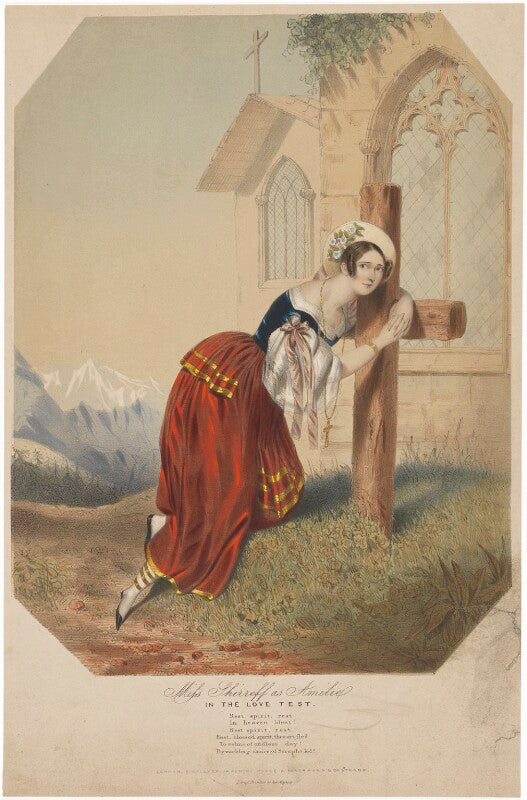 Jane shirreff (mrs walcott) as amilie in 'the love test' npg d40710