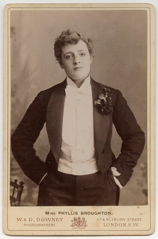 Phyllis broughton as lord clanside in 'in town' npg x12563