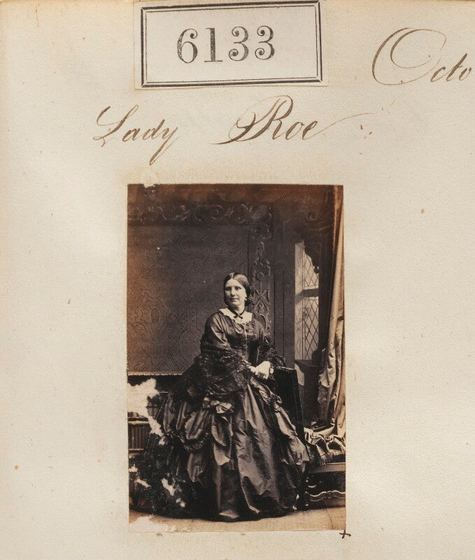 Mary (née knowles), lady roe npg ax56079
