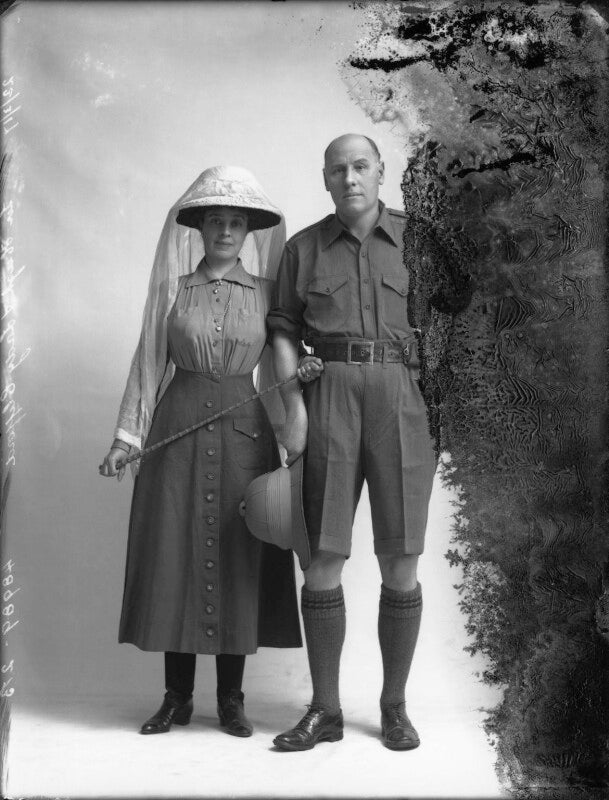 Elizabeth lydia rosabelle (née bonham), lady clifford (formerly mrs henry de la pasture); sir hugh charles clifford npg x33003