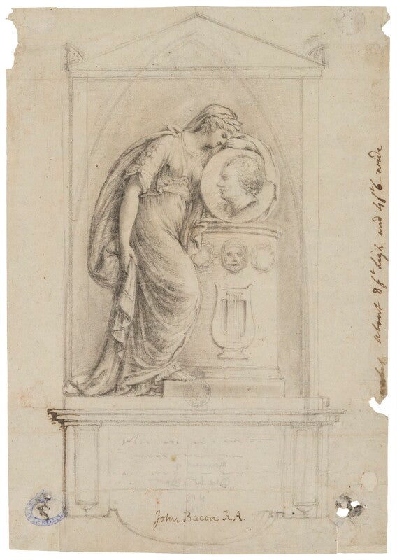 William mason (design for mason's monument in westminster abbey) npg 2690