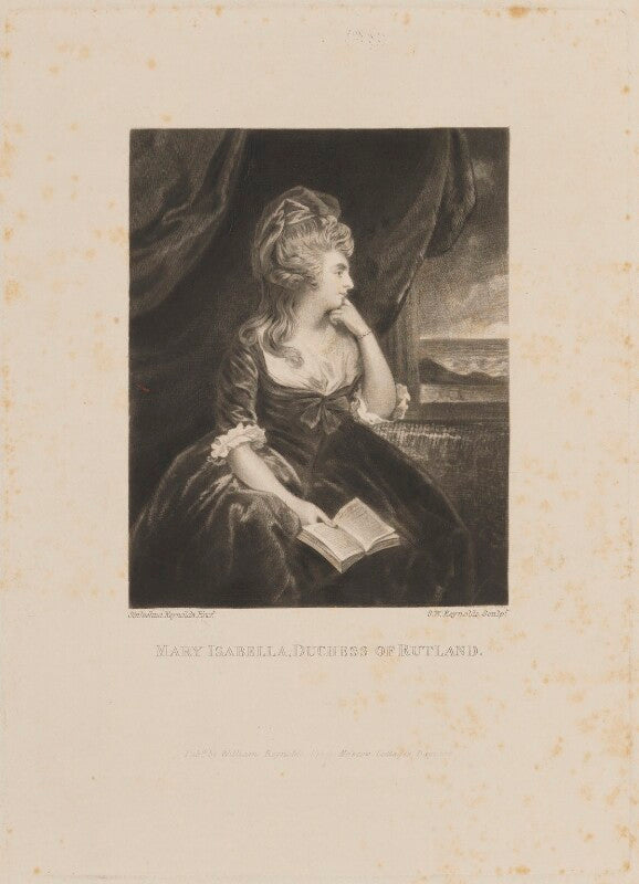 Mary isabella manners (née somerset), duchess of rutland npg d14094