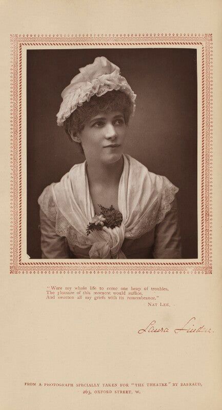 Laura linden (laura sophia morton herbert, née clinton) as olivia in 'the vicar of wideawakefield' npg ax29225