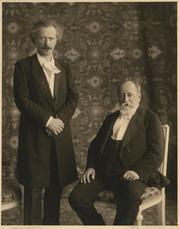 Ignace jan paderewski; camille saint saëns npg x22279