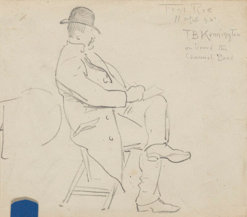 Thomas benjamin kennington ('t b kennington on board the channel boat') npg d43095