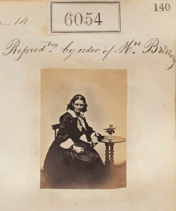 'reproduction by order of mrs bradbury' npg ax56008
