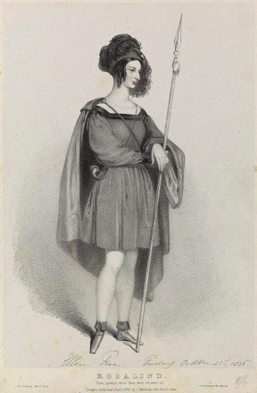 Eleanora ('ellen') kean (née tree) as rosalind in 'as you like it' npg d22073