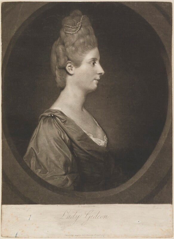 Maria marowe (née wilmot), lady eardley of spalding when lady gideon npg d14730