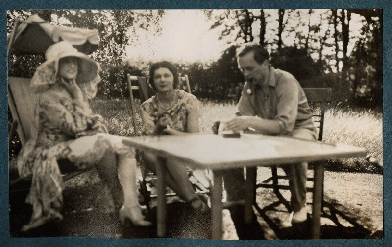 Lady ottoline morrell; rosamond nina lehmann; wogan philipps, 2nd baron milford npg ax143155