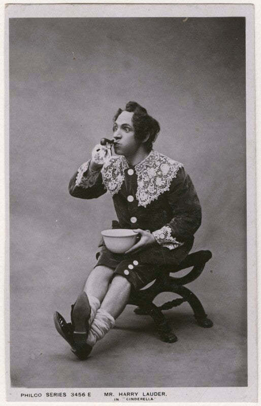 Sir harry lauder as buttons in 'cinderella' npg x198220