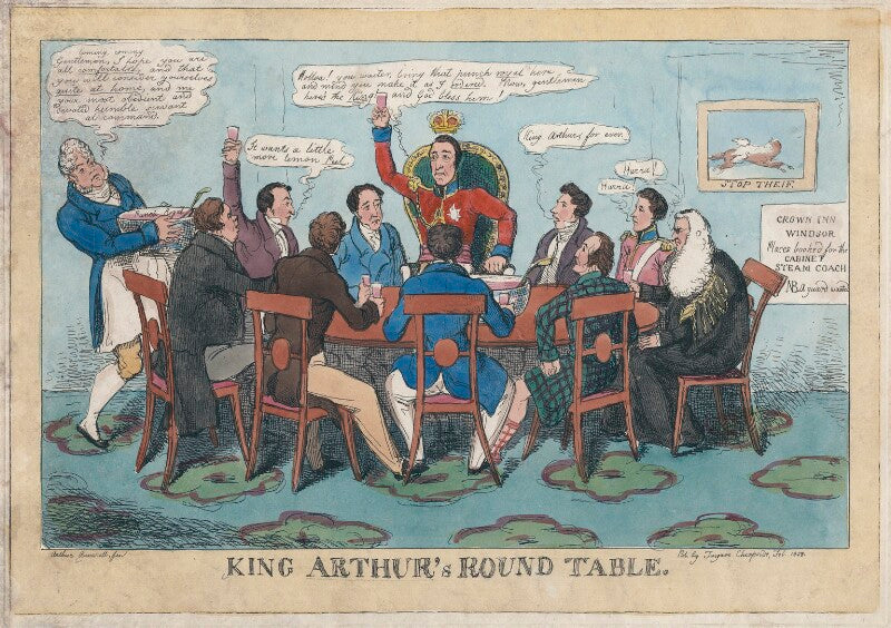'king arthur's round table' npg d48710