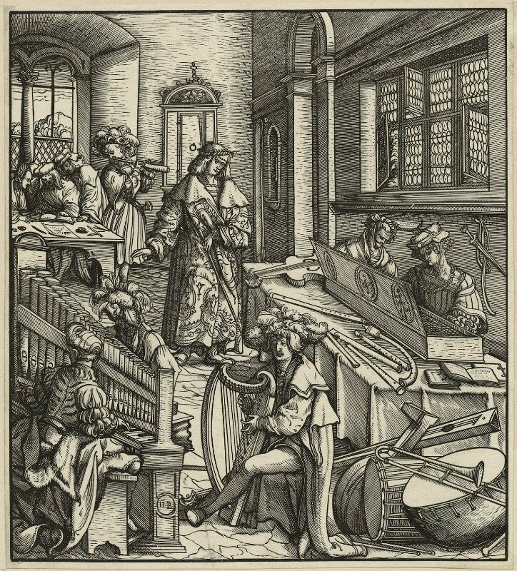 The emperor maximilian studying the science of music npg d24117