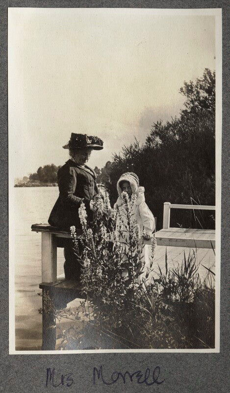 Harriette morrell (née wynter); julian vinogradoff (née morrell) npg ax140251