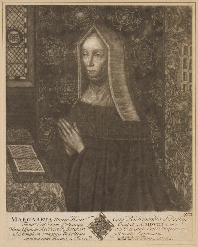 Lady margaret beaufort, countess of richmond and derby npg d47405