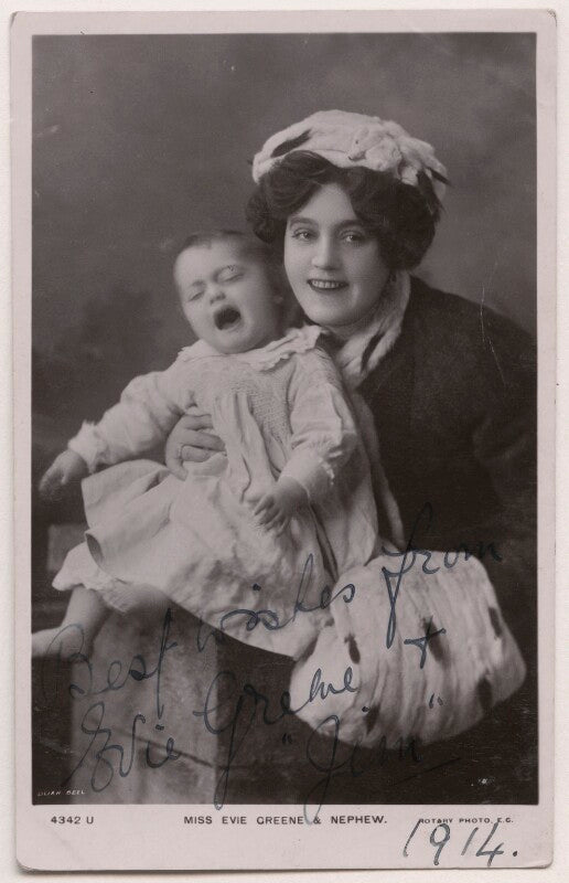 Evie greene with her nephew npg x198114