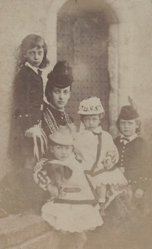 Alexandra of denmark with her children npg x45222