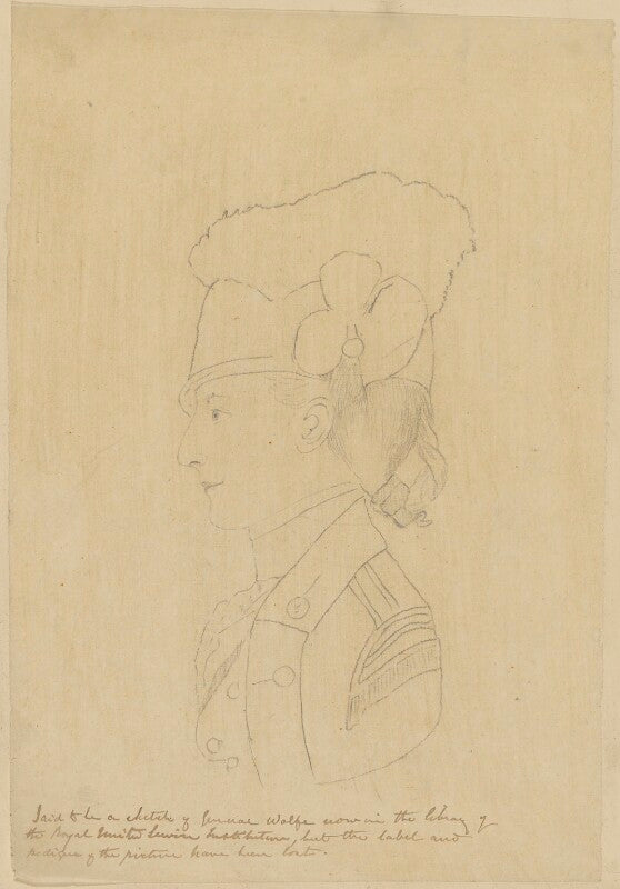 Called james wolfe npg d46205