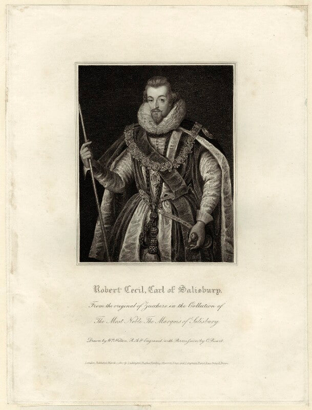 Robert cecil, 1st earl of salisbury npg d25757