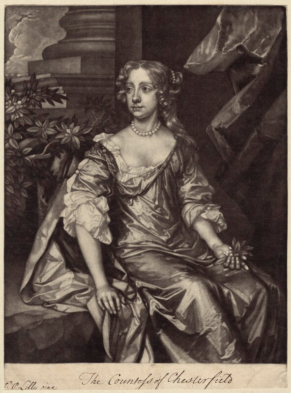 Elizabeth stanhope (née butler), countess of chesterfield npg d30521