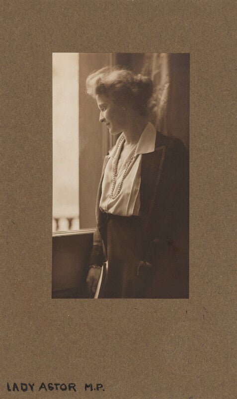 Nancy astor, viscountess astor npg x339