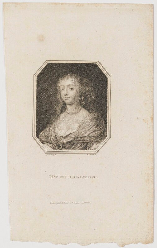 Jane myddelton (née needham) npg d30581
