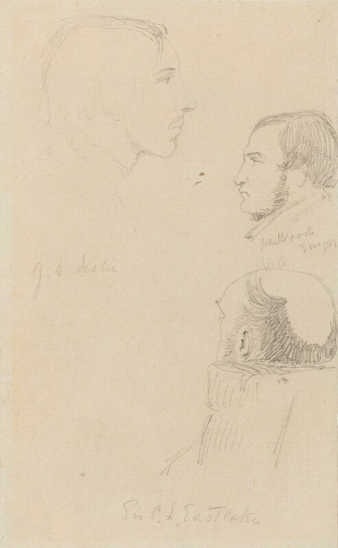George dunlop leslie; sir charles lock eastlake; john wood npg 2477