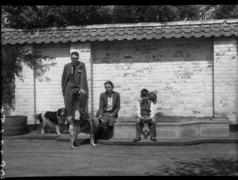 Rodney elton, 2nd baron elton of headington; dedi hartmann; godfrey elton, 1st baron elton of headington npg x34693