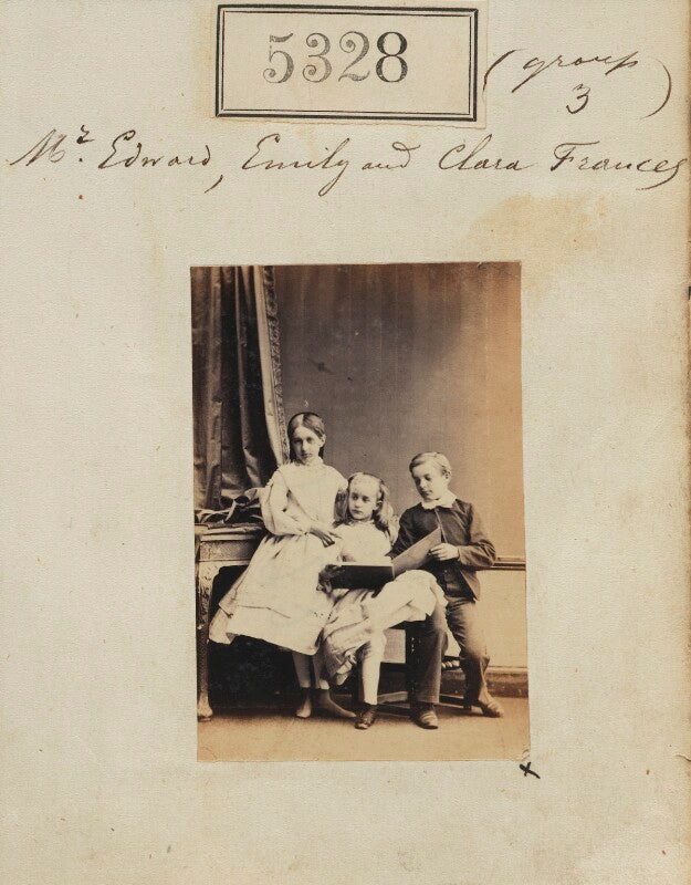 Edward frances; emily frances; clara frances npg ax55288