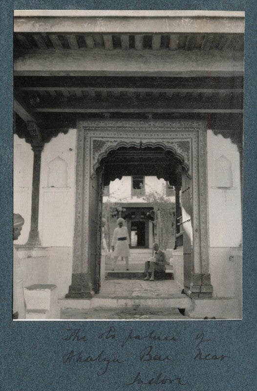 'palace of ahalya bai near indore' (philip edward morrell) npg ax143816