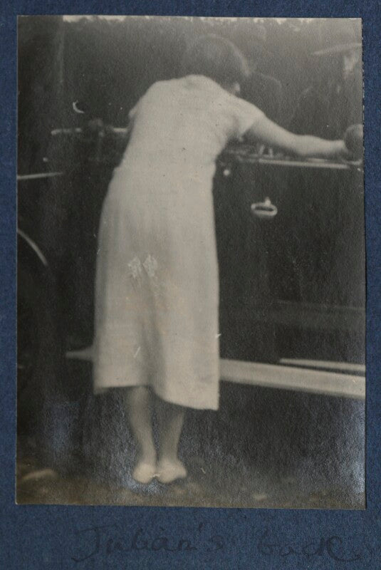 'julian's back' (julian vinogradoff (née morrell)) npg ax141793