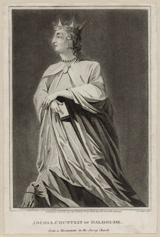 Jocosa ramsay (née apsley), countess of dalhousie npg d30577