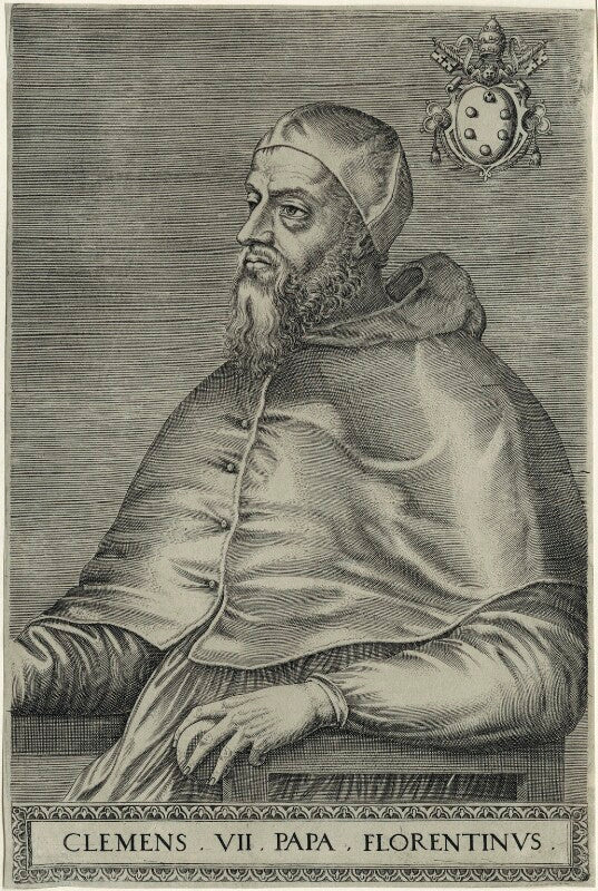 Pope clement vii (giulio de' medici) npg d33014
