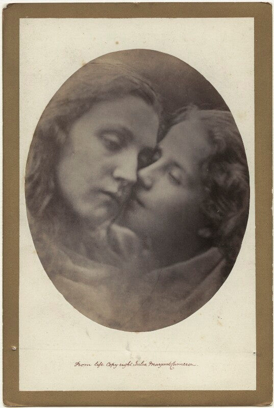 Mary ann hillier and an unknown girl npg x18056