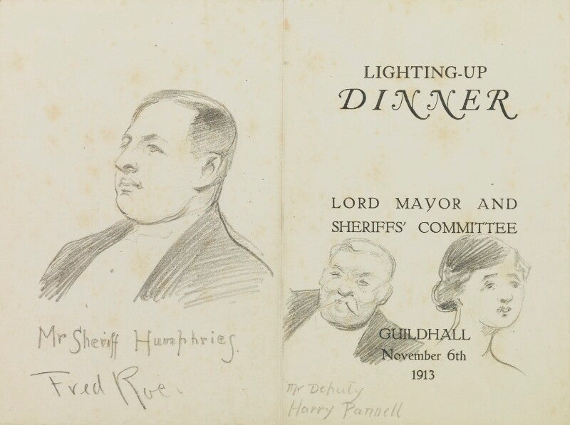 John humphrey; (william) henry ('harry') harry pannell and an unknown woman npg d43101