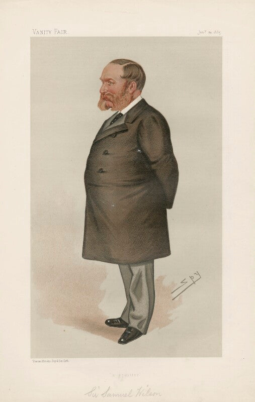 Sir samuel wilson ('men fo the day. no. 323.') npg d44210