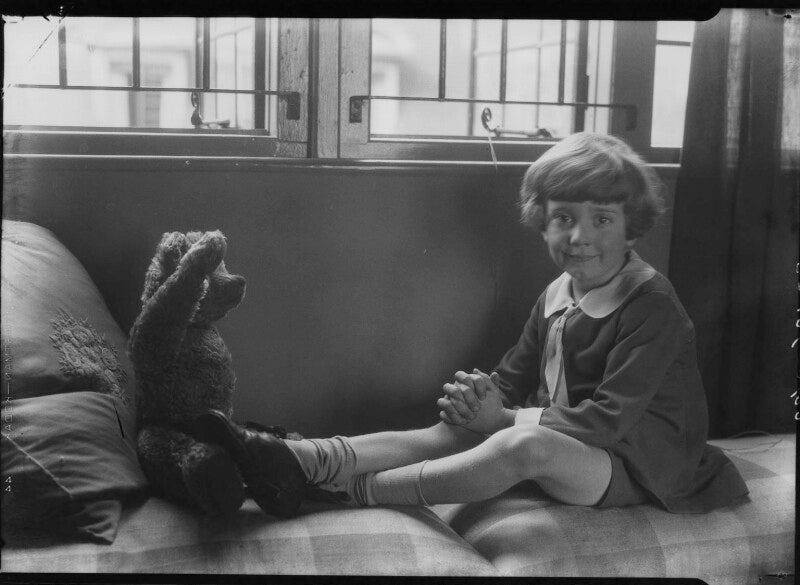 Christopher robin milne with pooh bear npg x19581
