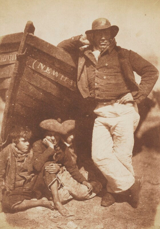 Sandy linton, his boat and his bairns npg p6(199)