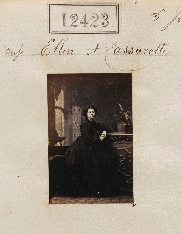 Helen euphrosiny ('ellen') de linden (née cassavetti) npg ax62072