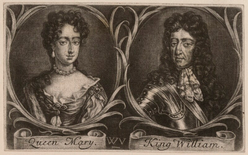 Queen mary ii; king william iii npg d9227