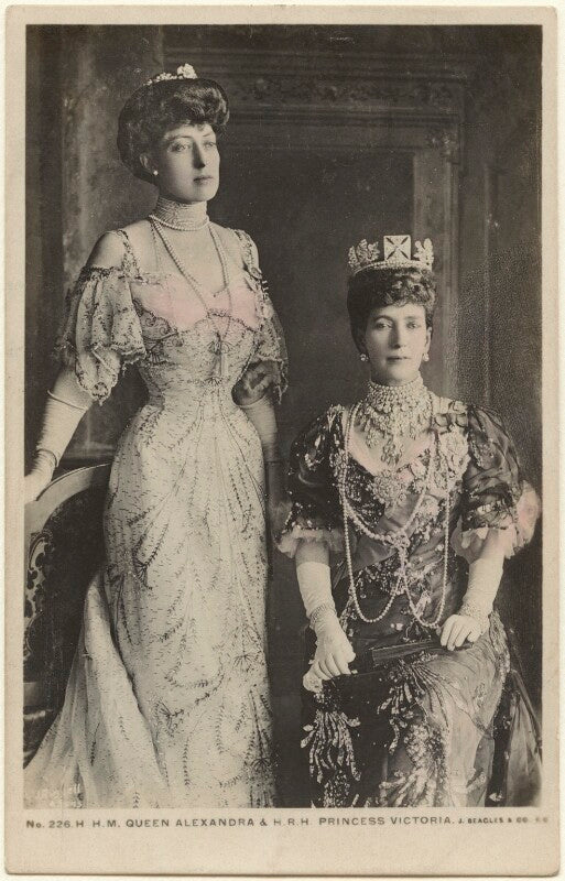 Princess victoria of wales; queen alexandra npg x196876