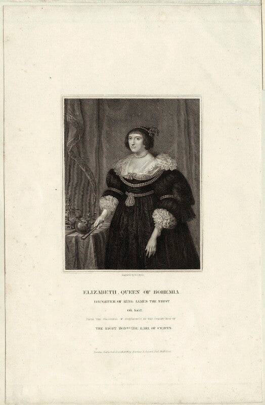 Princess elizabeth, queen of bohemia and electress palatine npg d25746