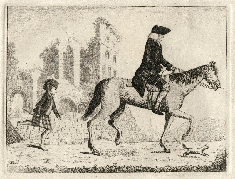 Francis garden, lord gardenstone with his dog smash and a highland boy npg d16829