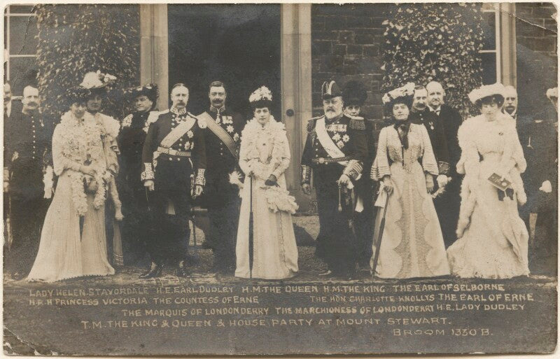 't.m. the king & queen & house party at mount stewart' npg x196926