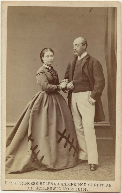 Princess helena augusta victoria of schleswig holstein; prince christian of schleswig holstein npg x36360