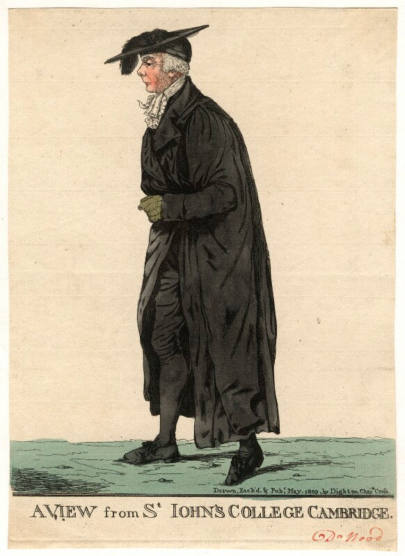 James wood ('a view from st john's college, cambridge') npg d13466